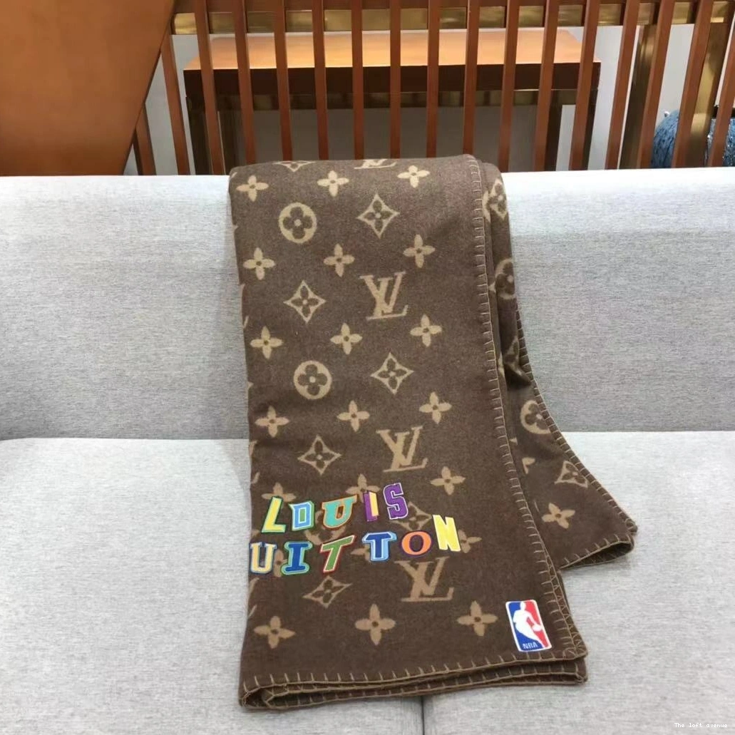 CUSTOM X MONOGRAM BLANKET THROW NBA LV 0806